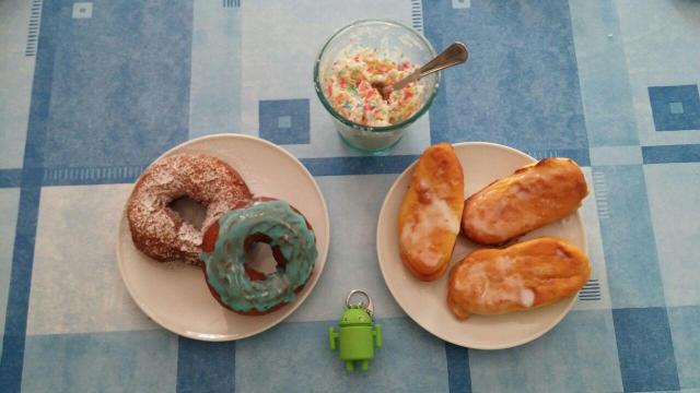 Donut, Éclair e Froyo